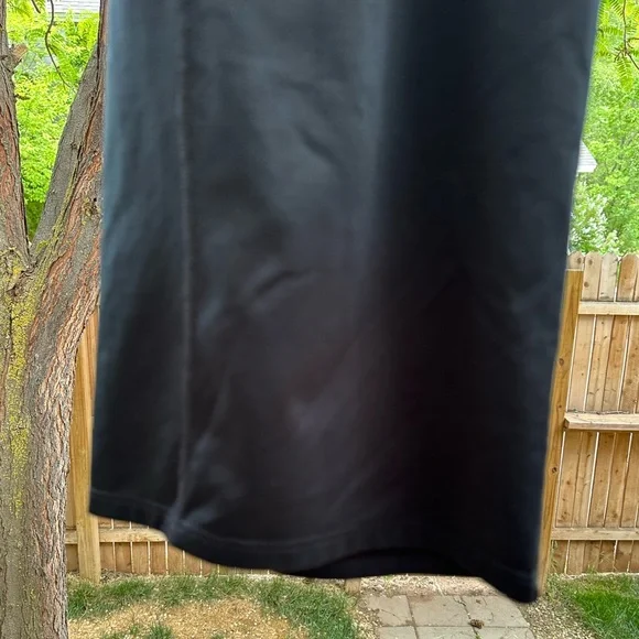 ⭐️ last Chance ⭐️ Under Armour Cropped Wide Leg Workout Black Pants Large - Picture 3 of 15